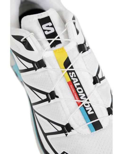 Salomon White Xt-6 Sneakers for men