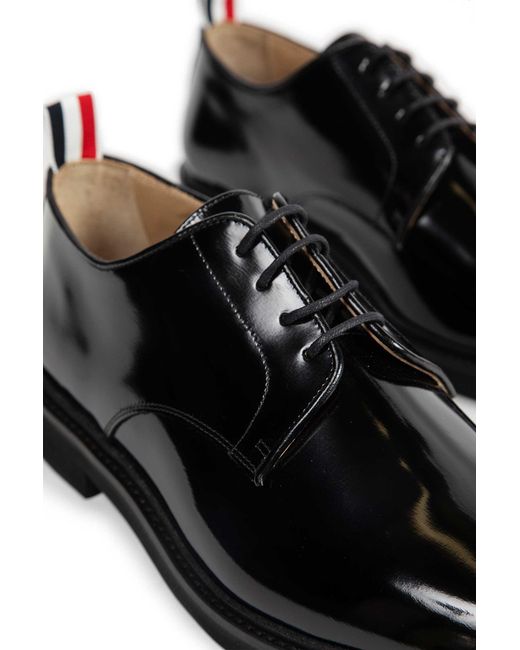 Thom Browne Black Polished Calf Uniform Shoe for men