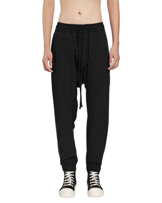 Thom Krom Black Stretch Nylon Jersey Track Pants for men