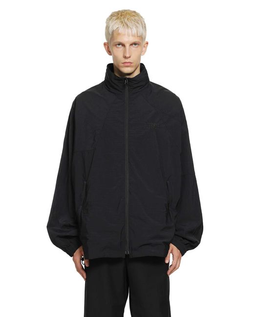MM6 by Maison Margiela Nylon Windbreaker Jacket in Blue for Men | Lyst