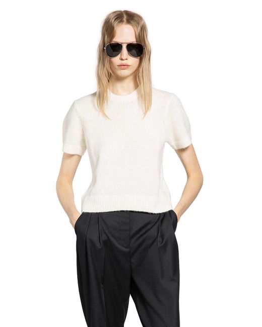 THE GARMENT White Verbier Mini Sweater