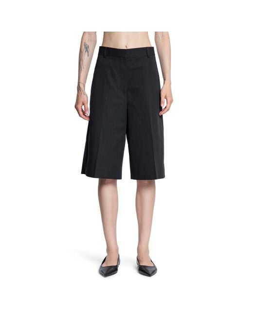 Totême  Black Tailored Shorts