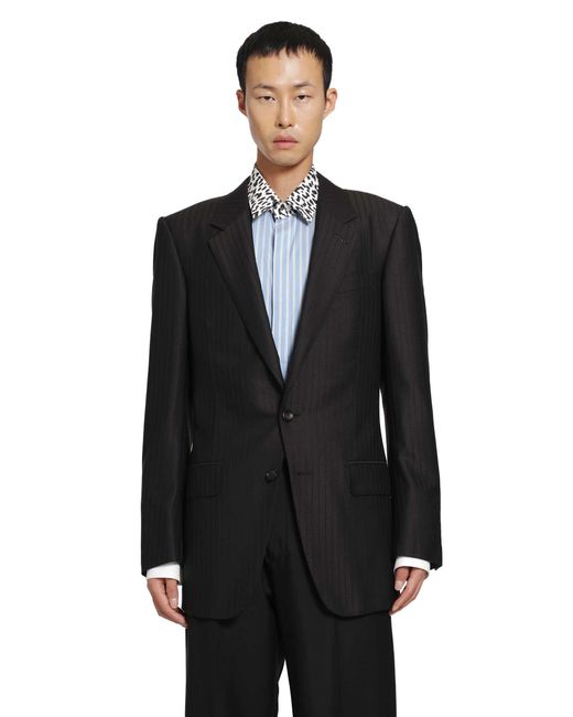 Tom Ford Black Colbert Blazer for men