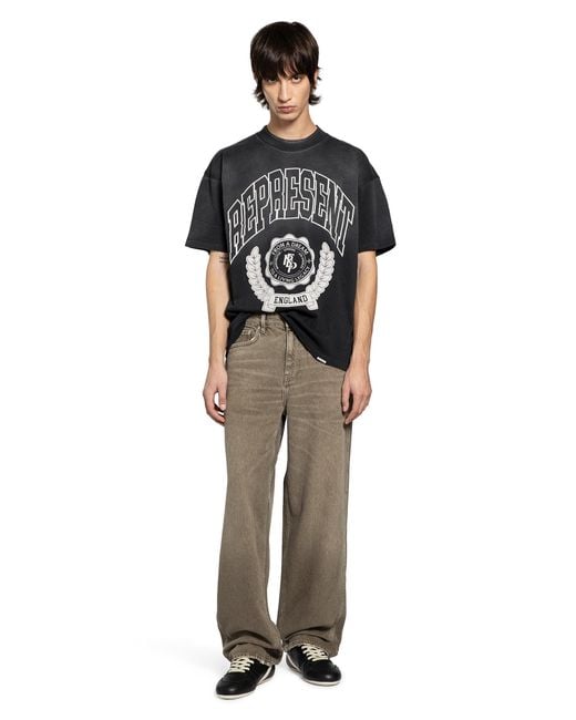 Represent Brown Jeans for men