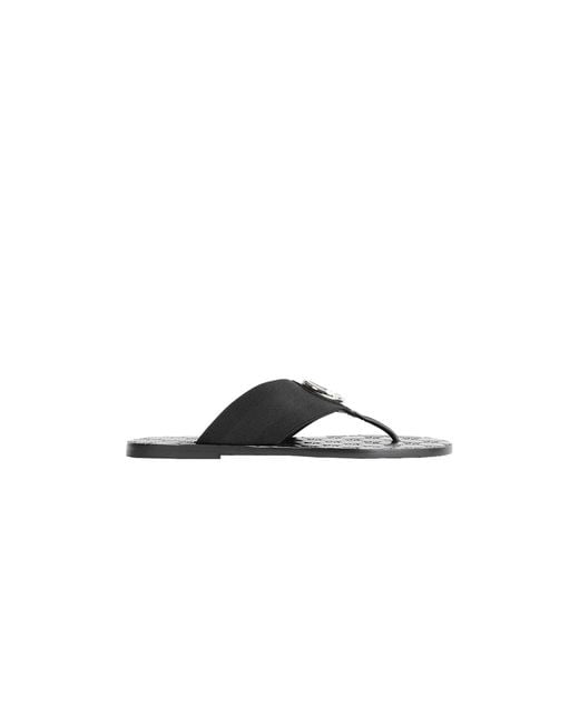 Gucci Black Riviera Thong Sandals for men