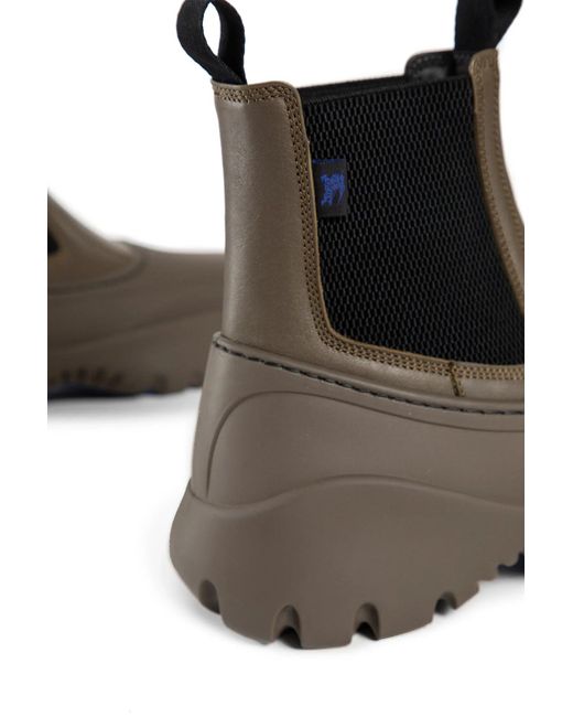 Burberry Brown Chelsea Boots for men