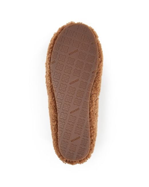 Moon Boot Brown Mb Shearling Ballerinas