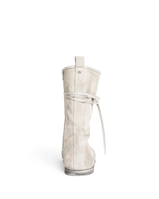 Ann Demeulemeester Natural Fides High-Top Boxing Sneakers for men
