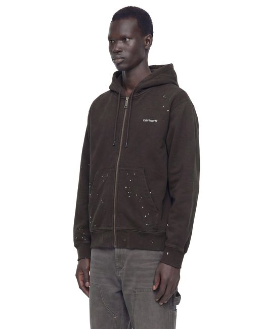 Carhartt Brown Hooded Painter Jacket for men