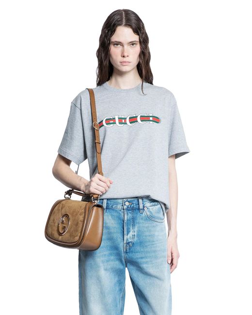 Gucci Blue T-Shirts & Tank Tops
