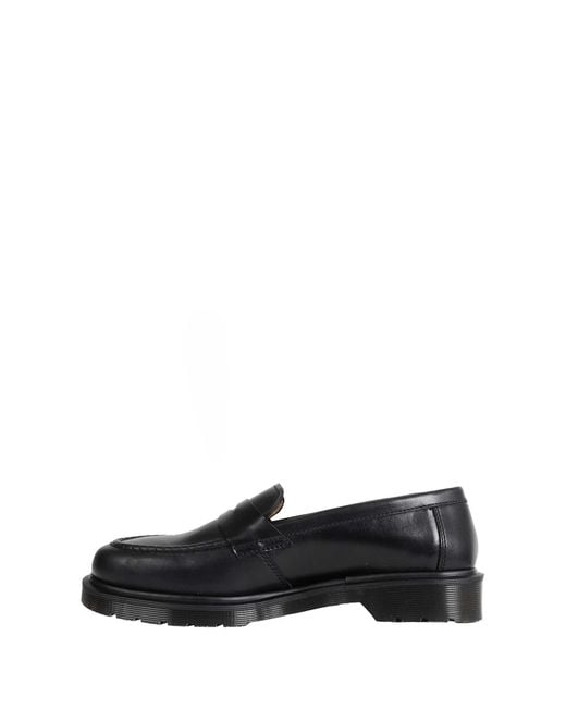 Dr. Martens Black Delapre Penny Loafers for men