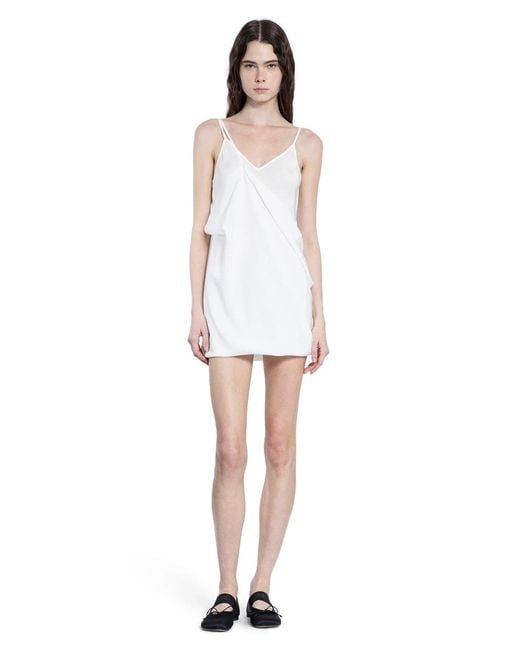 MM6 by Maison Margiela White Dresses