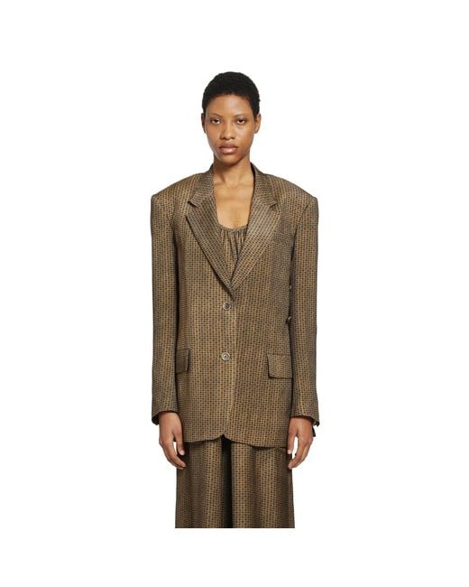 Uma Wang Brown Kava Jacket
