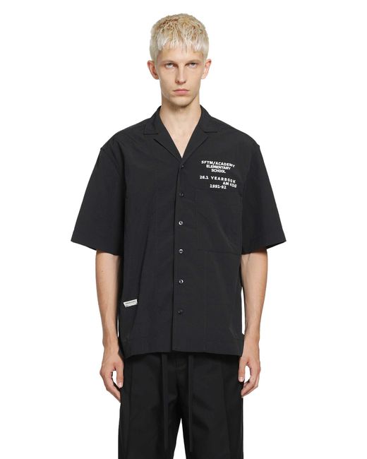 Song For The Mute Blue Sftm Academy Short Sleeve Shirt for men
