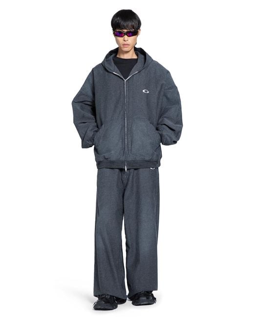 Balenciaga Blue Trompe L'oeil Sweatpants for men