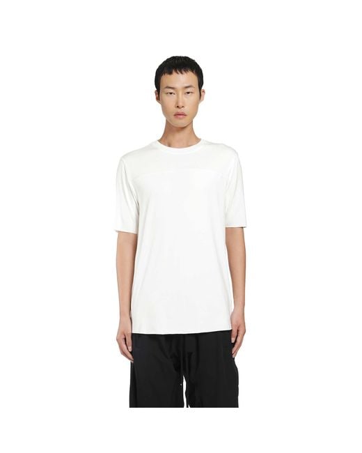 Thom Krom White Viscose Jersey T-Shirt for men