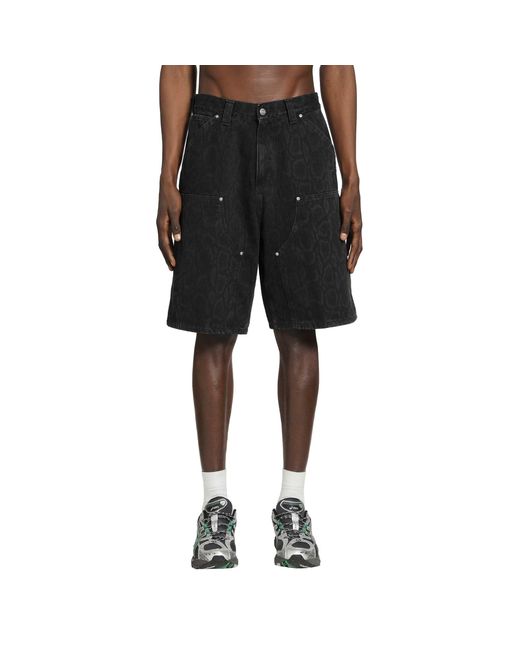Carhartt Black Og Double Knee Shorts for men