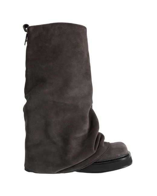 The Attico Black 'Robin' Combat Boots