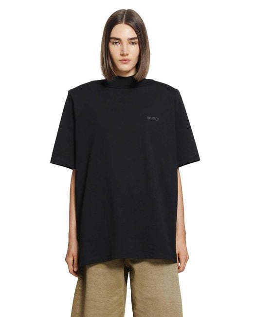 The Attico Black Light Jersey T-Shirt