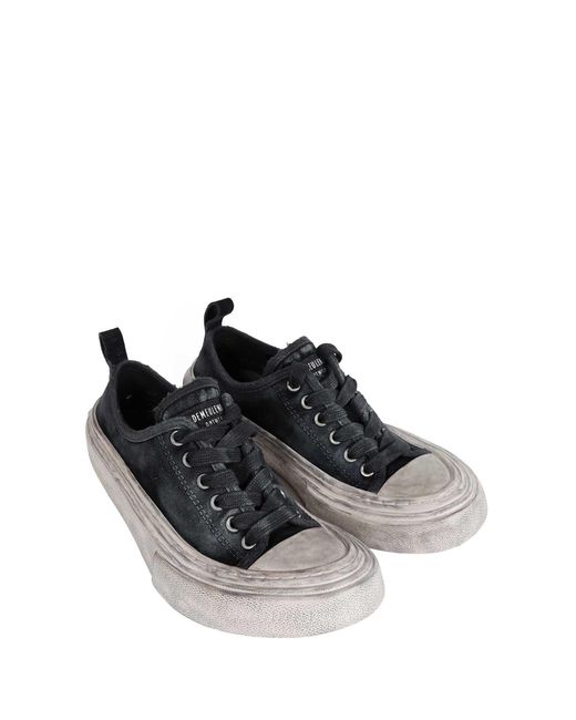 Ann Demeulemeester Black Halli Vulcanized Low-Top Sneakers