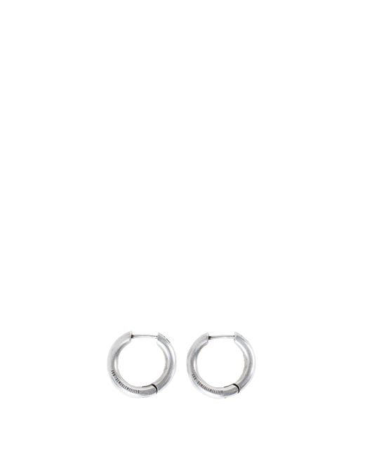 Ann Demeulemeester Metallic Mariela Anatomic Loop Earrings