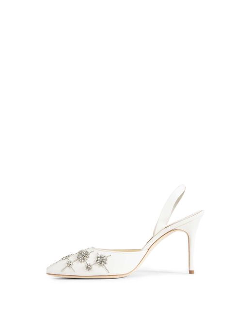 Manolo Blahnik Metallic Ralyne Pumps