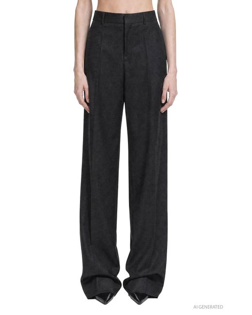 Petar Petrov Black Easy Order Trousers