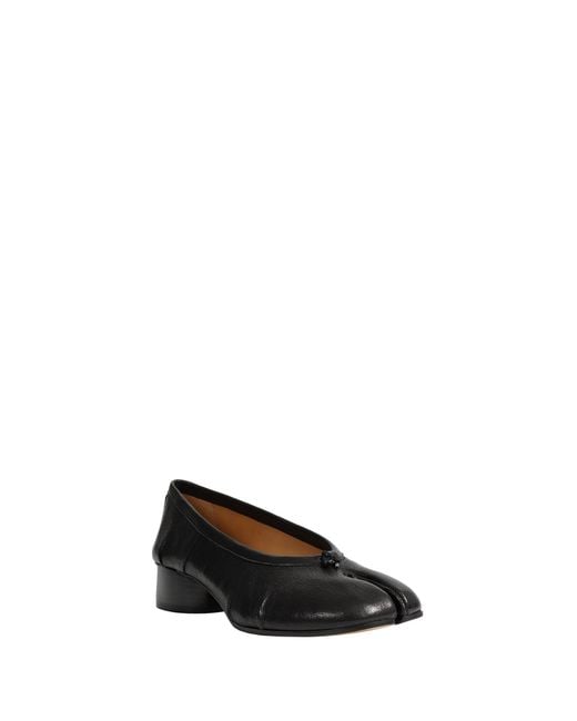 Maison Margiela Black Tabi Ballerinas