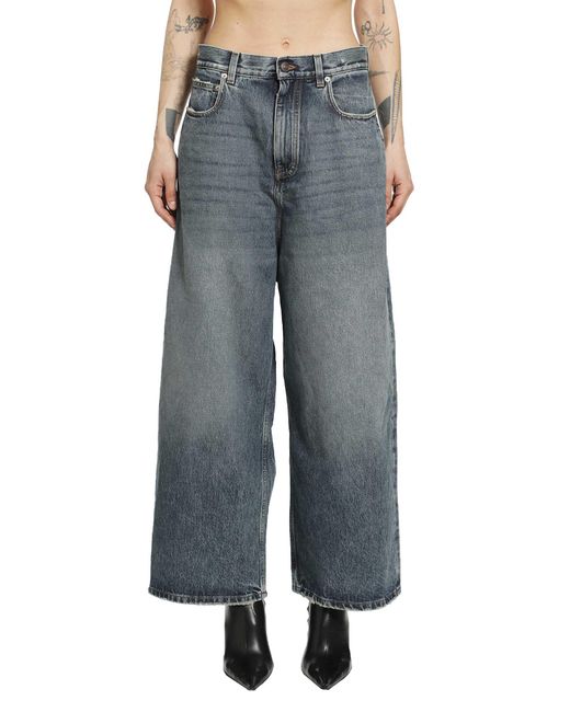 Balenciaga Blue Low Crotch Baggy Jeans