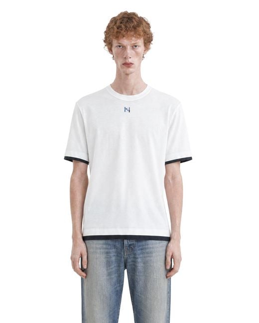 Fendi White Cotton T-Shirt for men