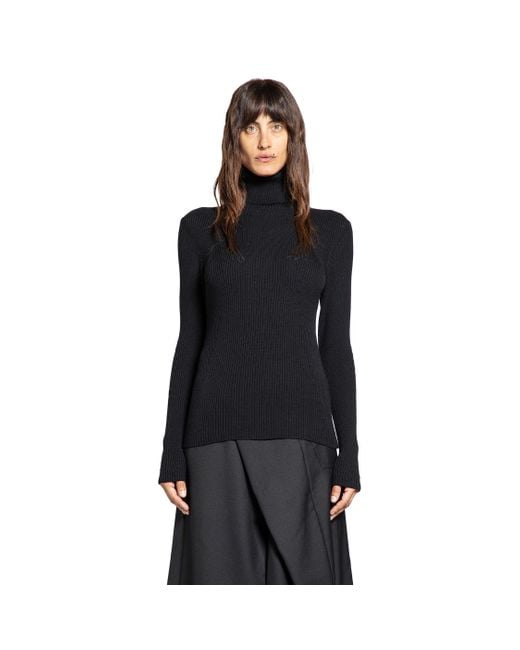 Junya Watanabe Black Wool Sweater