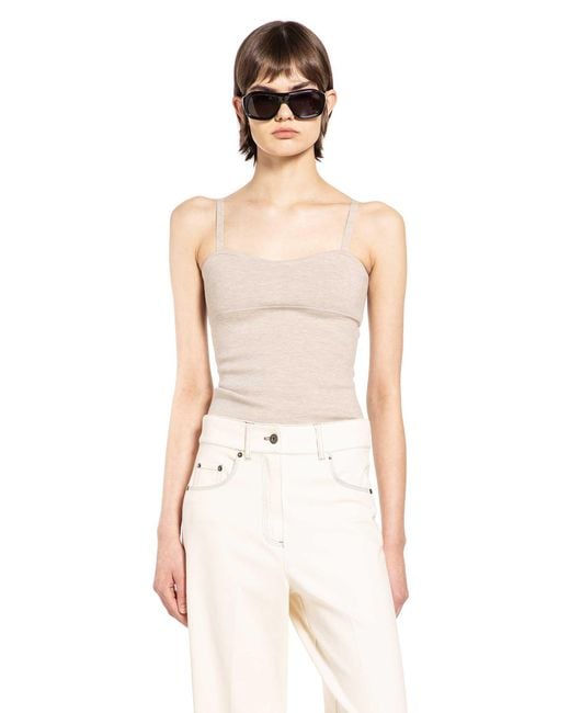 Max Mara Natural Wool Knit Top