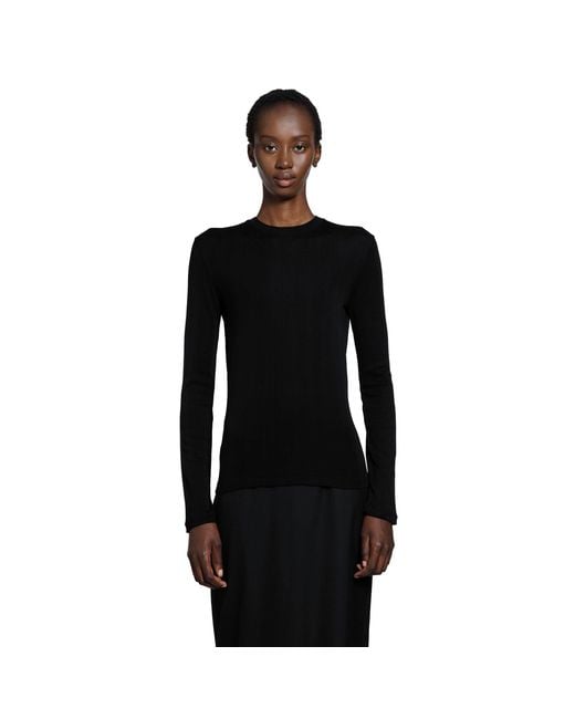 The Row Black Dantea Top