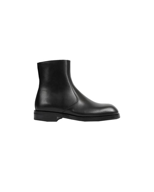 Lemaire Black Zipped Boots for men