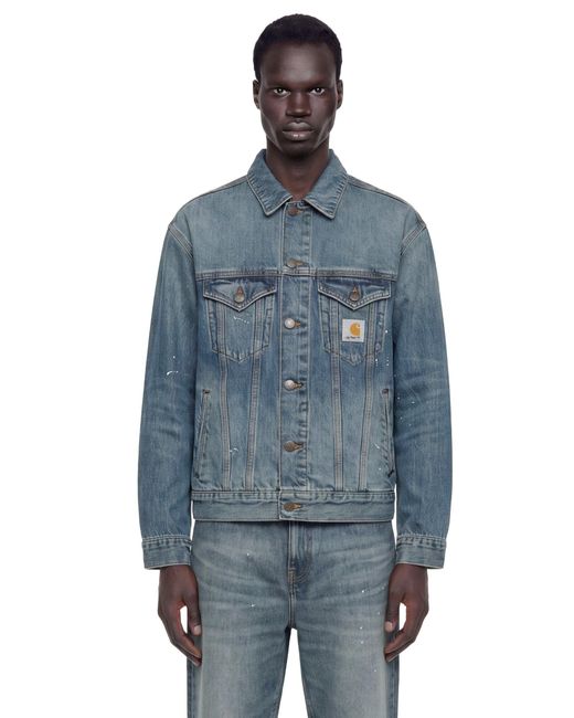 Carhartt Blue Helston Jacket for men