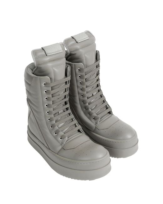 Rick Owens Gray Tower Mega Geobasket for men