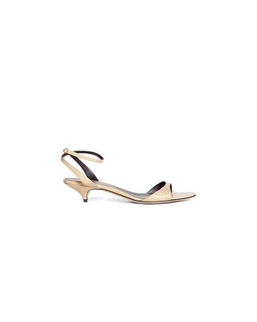 The Row Metallic Vika Kitten Heel