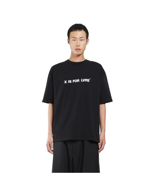 ADRIATIQUE Black X Antonioli Lvrs Boxy Tee for men