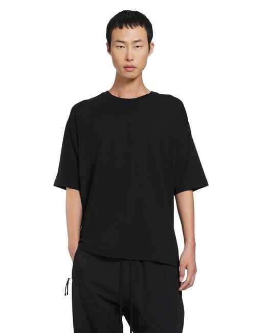 Thom Krom Black Relaxed Fit T-Shirt for men