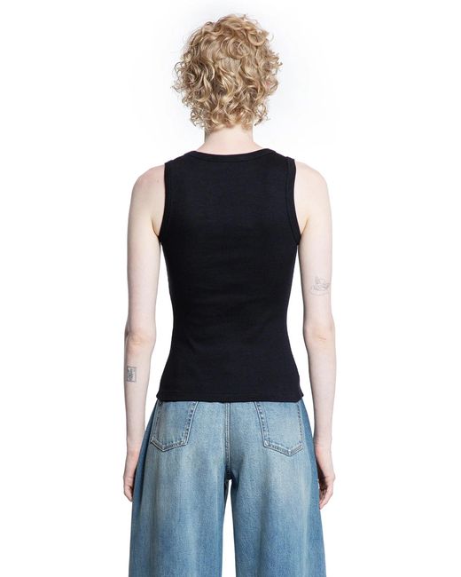 McQueen Blue Placket Tank Top