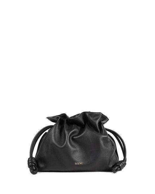 Loewe Black Medium Flamenco Clutch