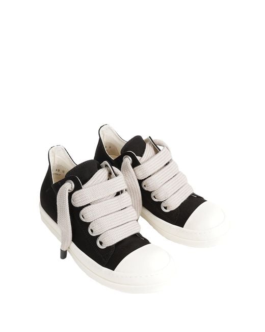 Rick Owens Black Tower Jumbolace Low Sneaks for men