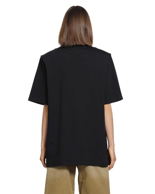 The Attico Black Light Jersey T-Shirt