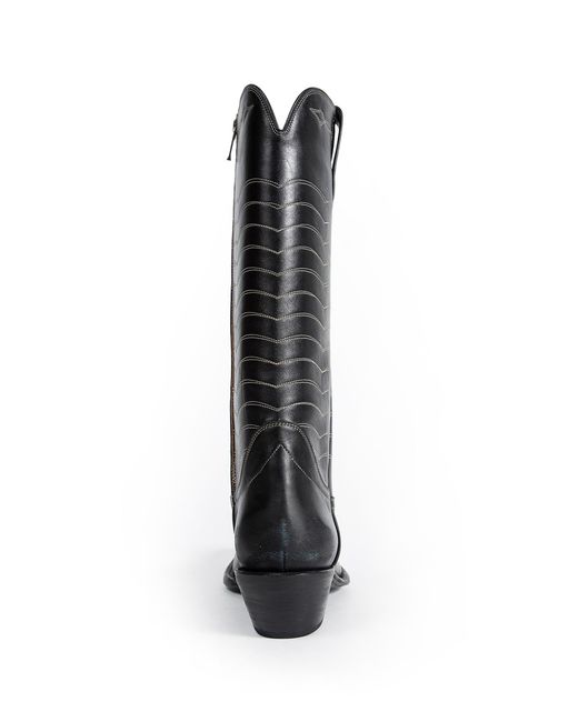 Enfants Riches Deprimes Black Split Ends Cowboy Boots for men