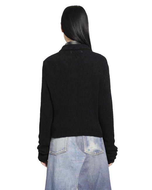Our Legacy Black Mazzy Polo Cardigan