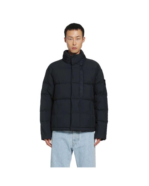 Stone Island Black 4100046 Down Jacket for men