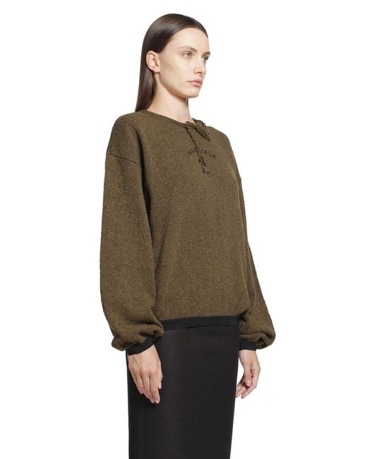 MM6 by Maison Margiela Brown Wool Viscose Mannequin Sweater