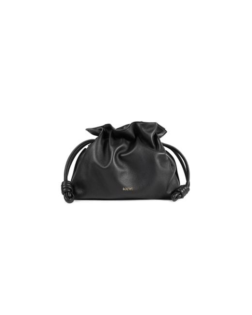Loewe Black Medium Flamenco Clutch
