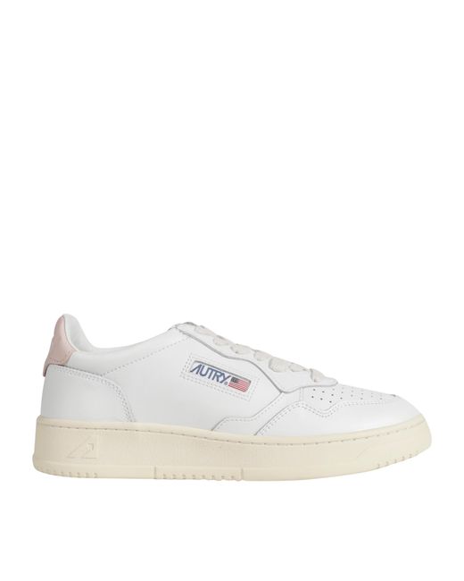 Autry White Medalist Low Sneakers