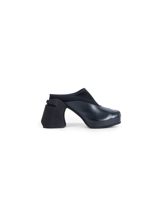 Demon Blue Dona Heeled Mules
